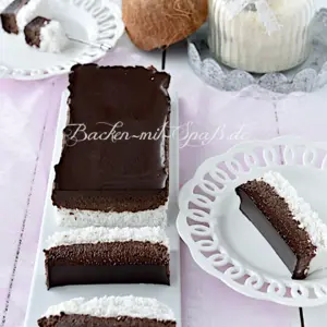 Bounty Kuchen ohne Backen (Low Carb, Keto)