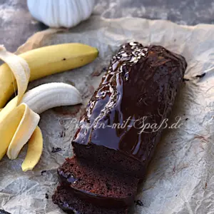 Schnelles Schoko-Bananenbrot