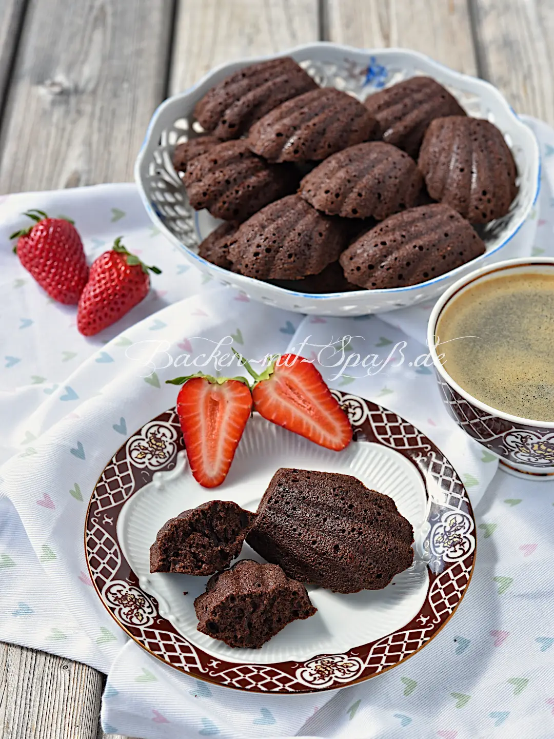 Schokoladen Madeleines