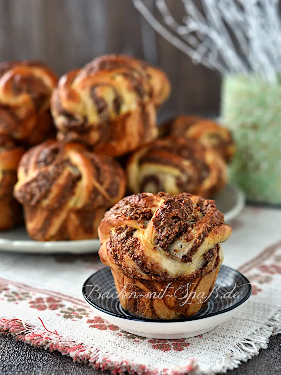 Kakao-Nuss-Hefeknoten