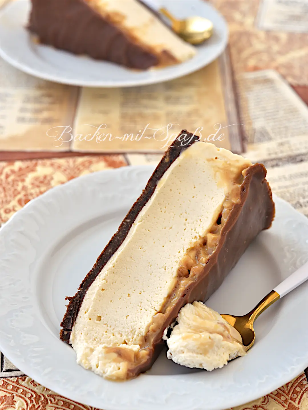 Snickers Cheesecake ohne Backen