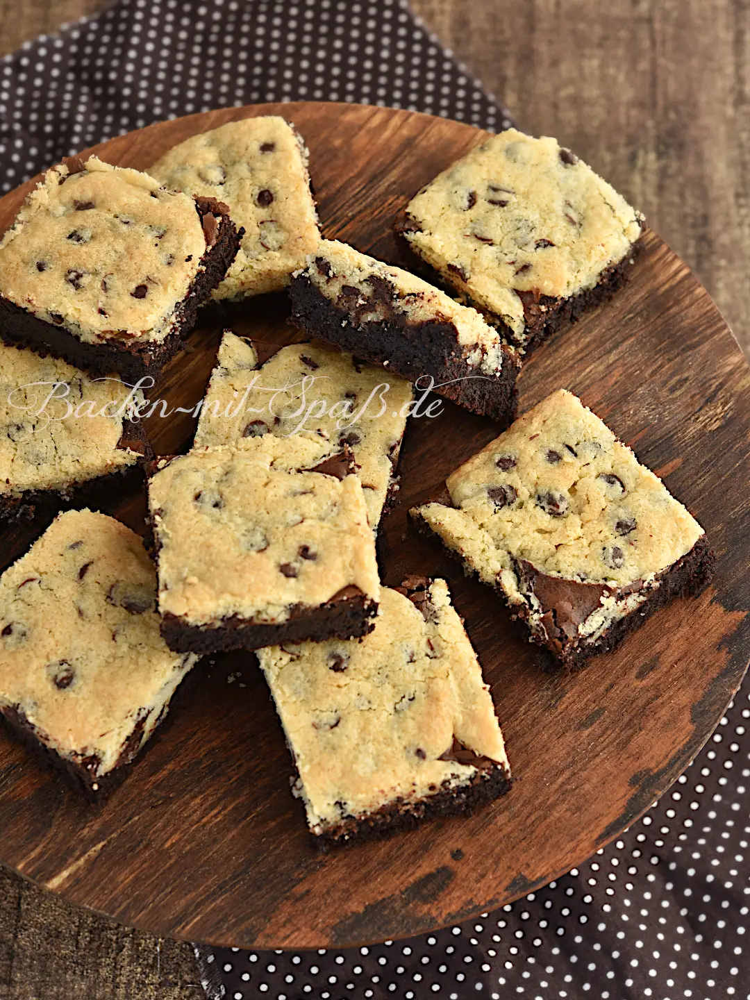 Glutenfreies Brookie - Brownie mit Cookies