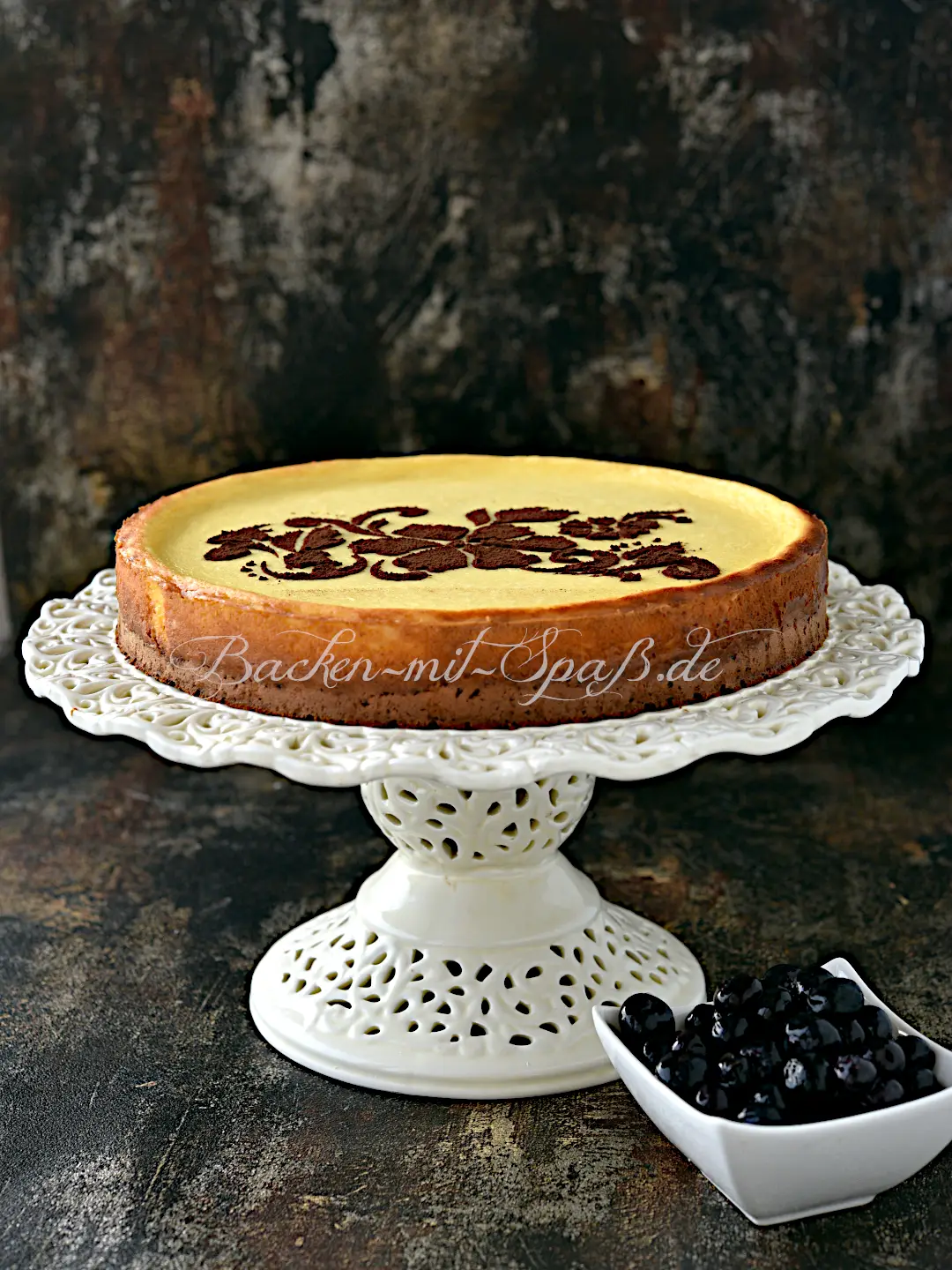 Käsekuchen mit körnigem Frischkäse