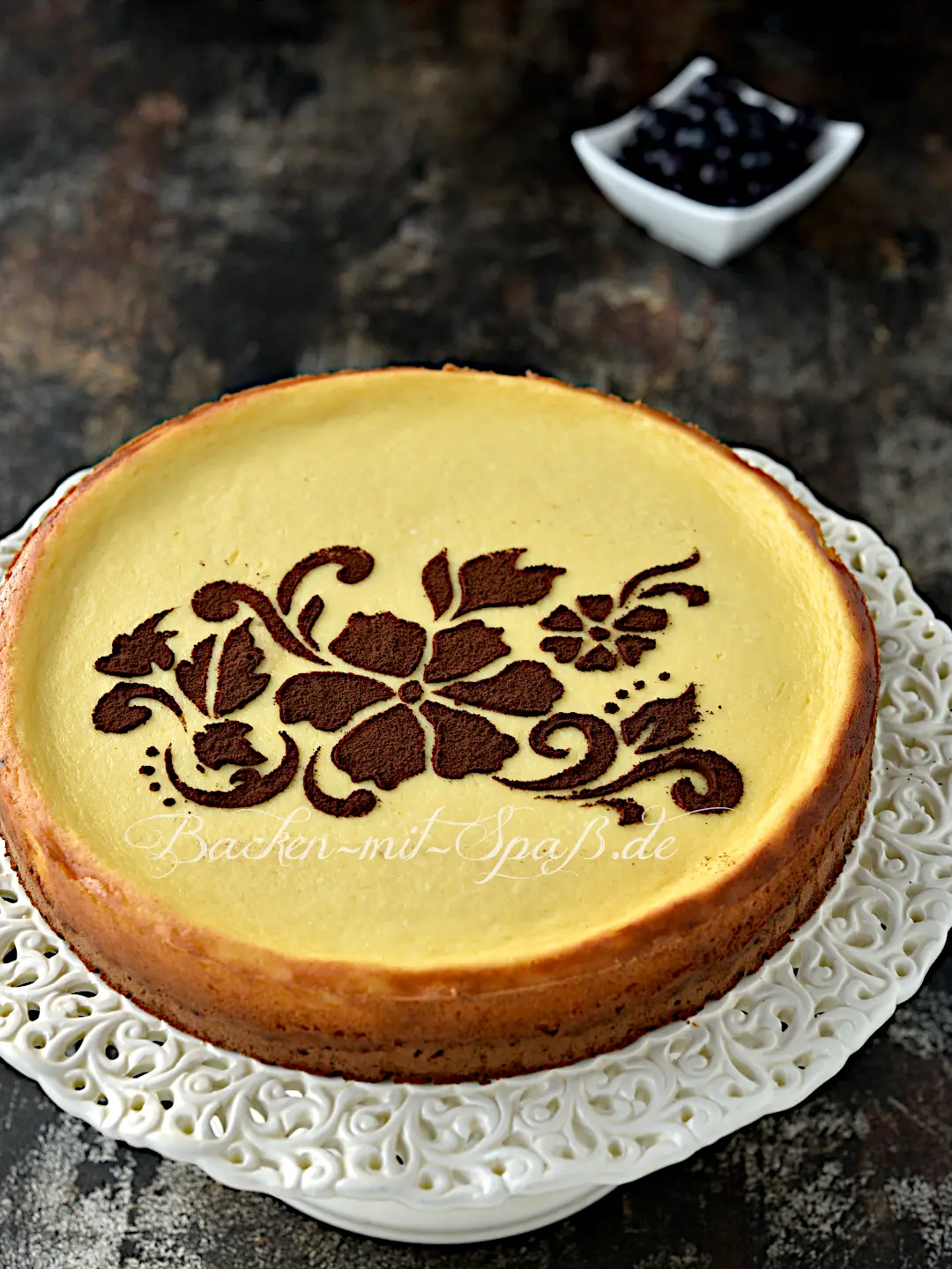 Käsekuchen mit körnigem Frischkäse