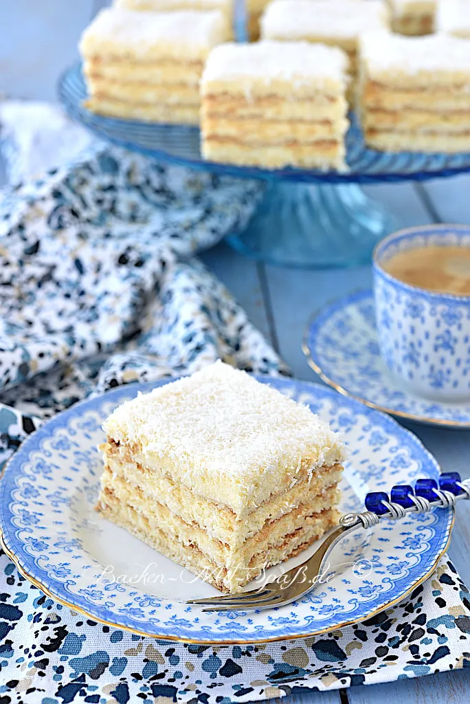 Rafaello-Kuchen mit Eierlikör ohne Backen