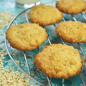 Haferflocken - Nuss - Plätzchen