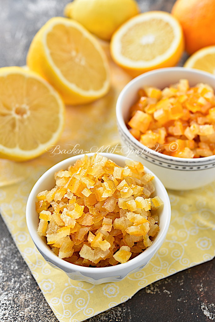 Orangeat oder Zitronat selber machen