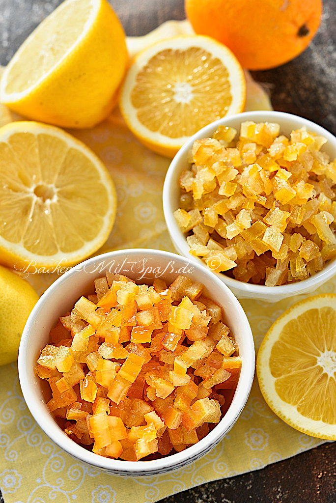 Orangeat oder Zitronat selber machen