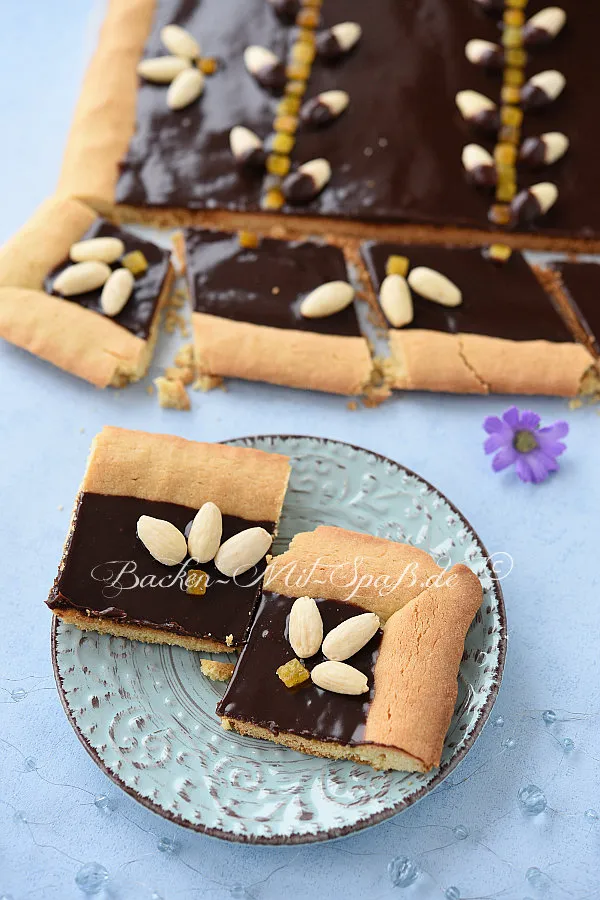 Mazurek mit Schokolade