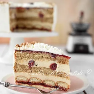 Kaffee- Kirsch- Torte