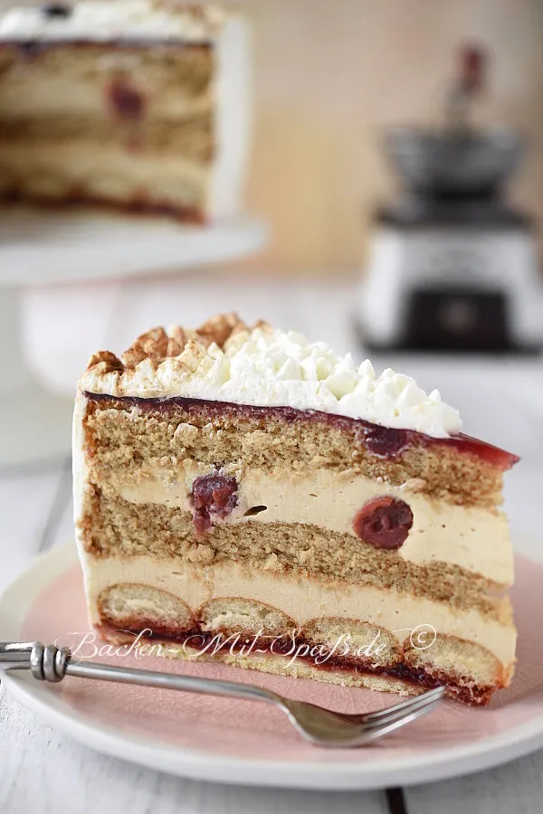 Kaffee- Kirsch- Torte