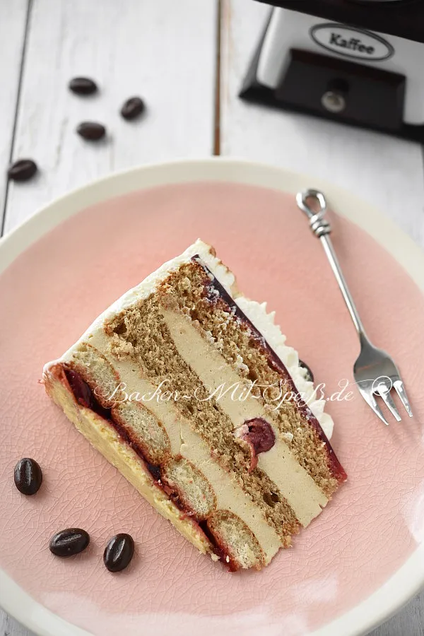 Kaffee- Kirsch- Torte