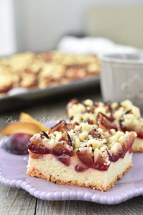 Zwetschgenkuchen mit Streusel