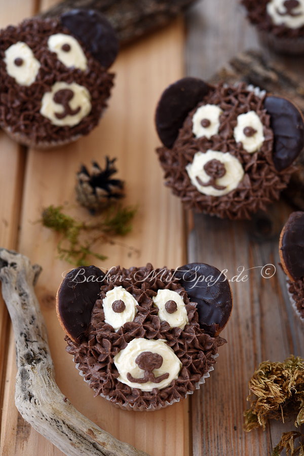 Bären-Cupcakes