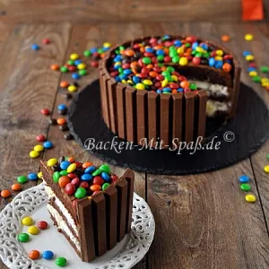 Kitkat M&M's Torte