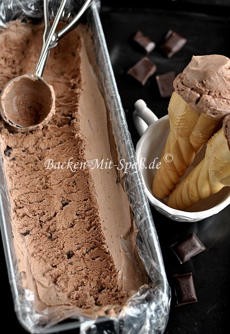 Schokoladeneis ohne Eismaschine