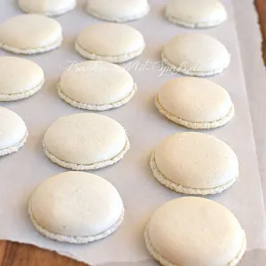 Macarons aus französischer Baisermasse