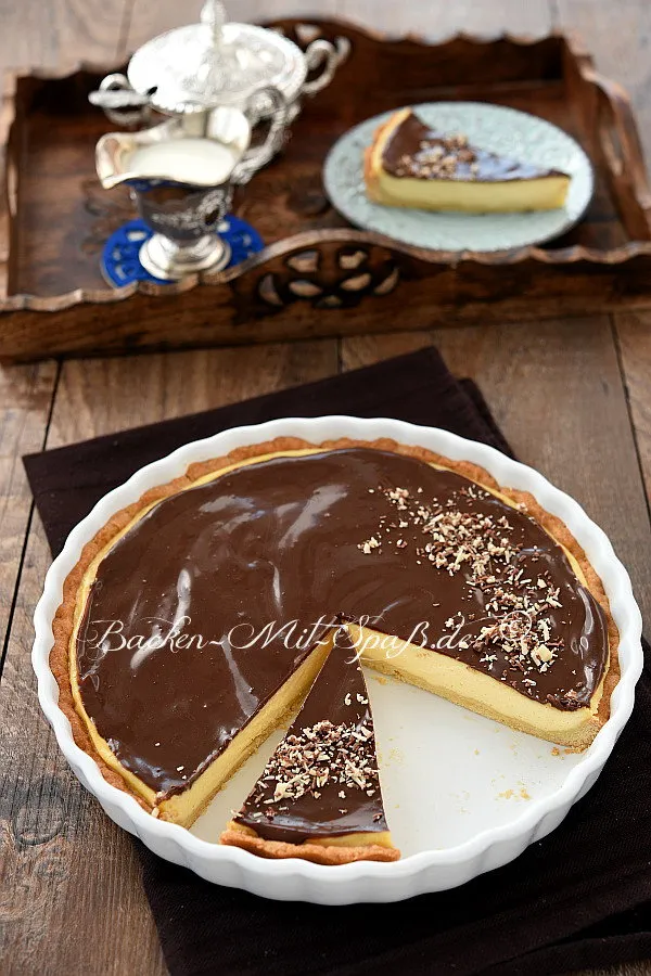 Tarte mit Creme patissiere und Mascarpone