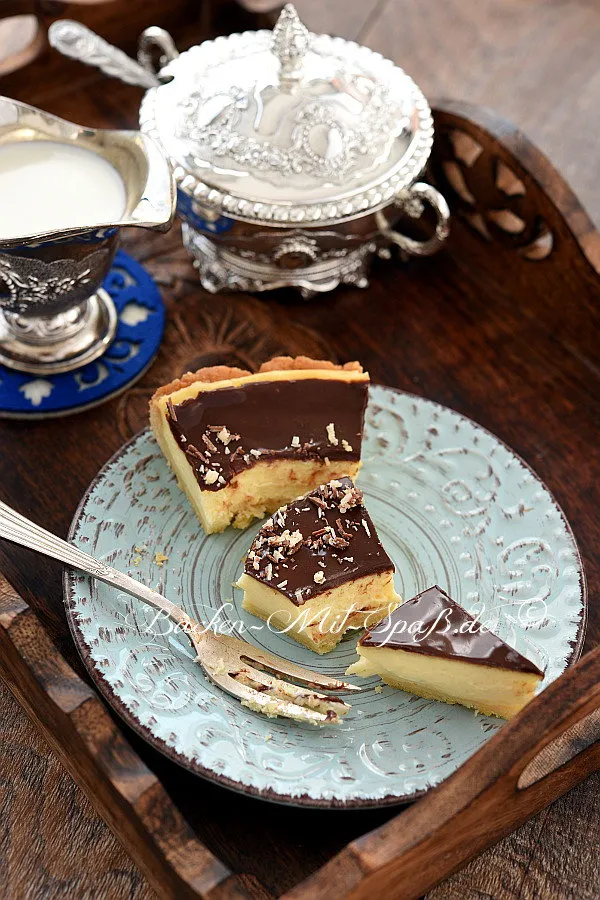 Tarte mit Creme patissiere und Mascarpone