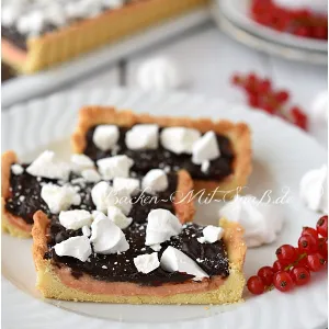 Tarte mit Johannisbeer- Curd