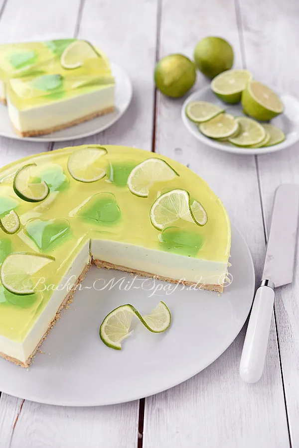 Limetten- Quark- Kuchen