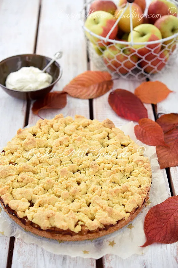 Glutenfreier Apfelkuchen mit Streuseln