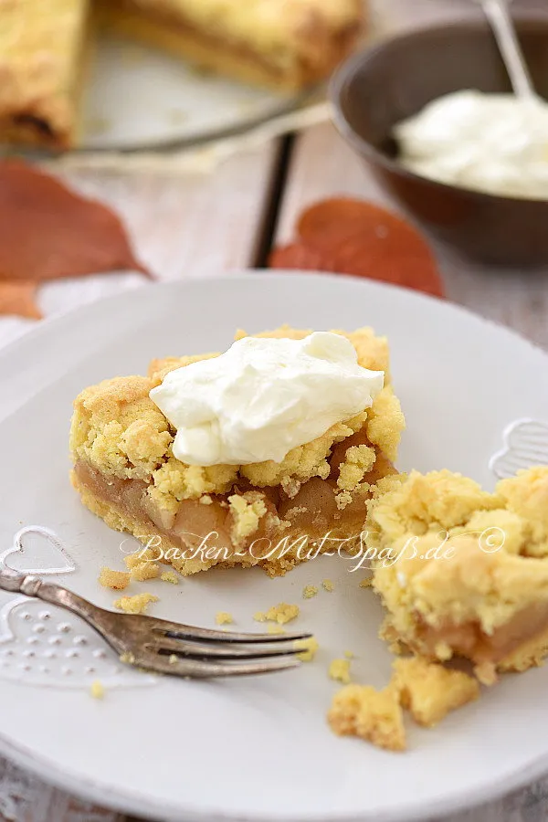 Glutenfreier Apfelkuchen mit Streuseln