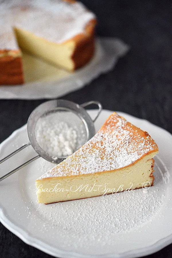 Käsekuchen ohne Boden