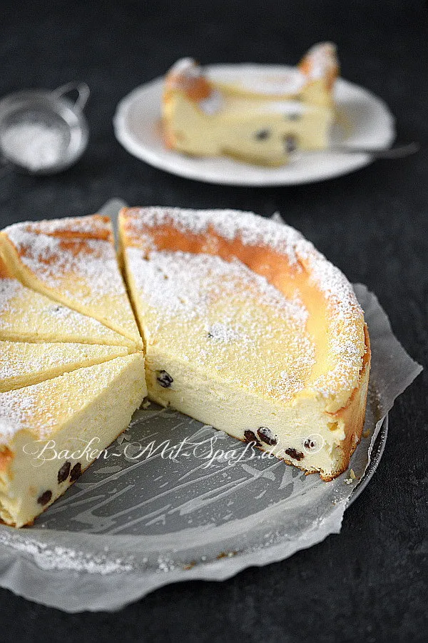 Käsekuchen ohne Boden