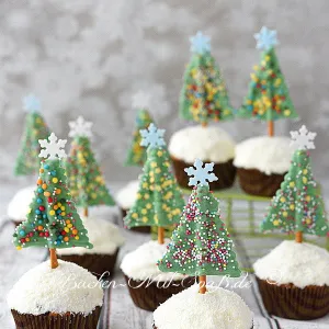 Schoko- Tannenbaum- Muffins