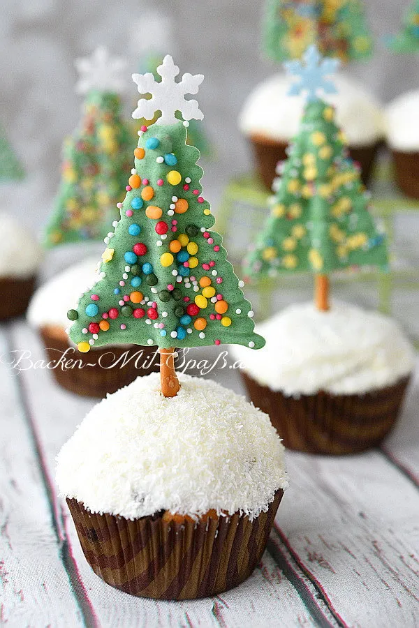 Schoko- Tannenbaum- Muffins