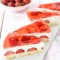 Quarkkuchen mit Erdbeeren und Götterspeise