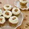 Polenta- Birnen- Cupcakes