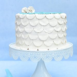 Weiße Marzipan-Torte