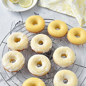 Zitronen-Donuts (Low Carb, Keto)
